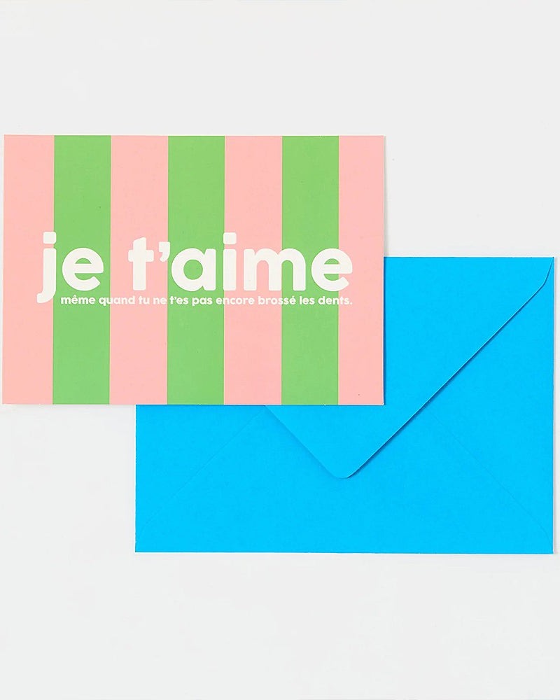 CARTE JE T AIME... DENTS