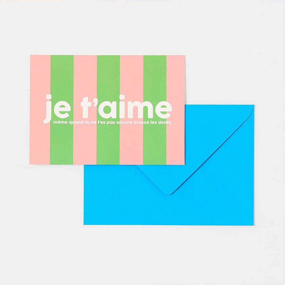 CARTE JE T AIME... DENTS