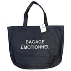 Cabas BAGAGE EMOTIONNEL noir