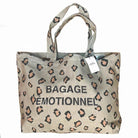 Cabas BAGAGE EMOTIONNEL léopard