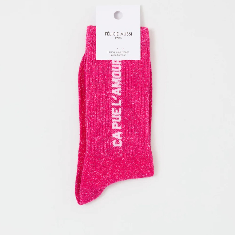 CHAUSSETTES CA PUE L AMOUR 36/40 PAILLETTES