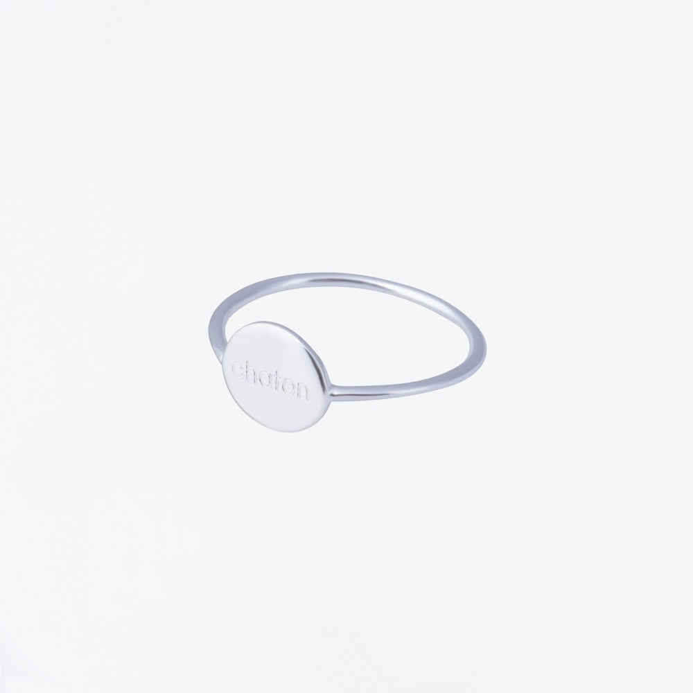BAGUE CHATON